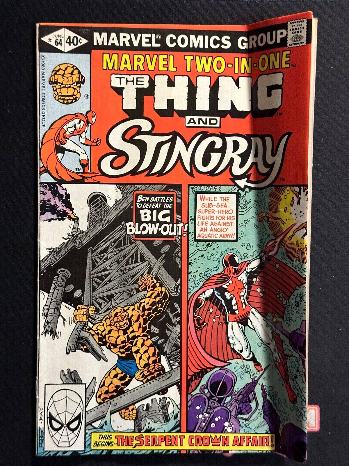 Marvel Two-In-One #64 1980 Thing and Stingray