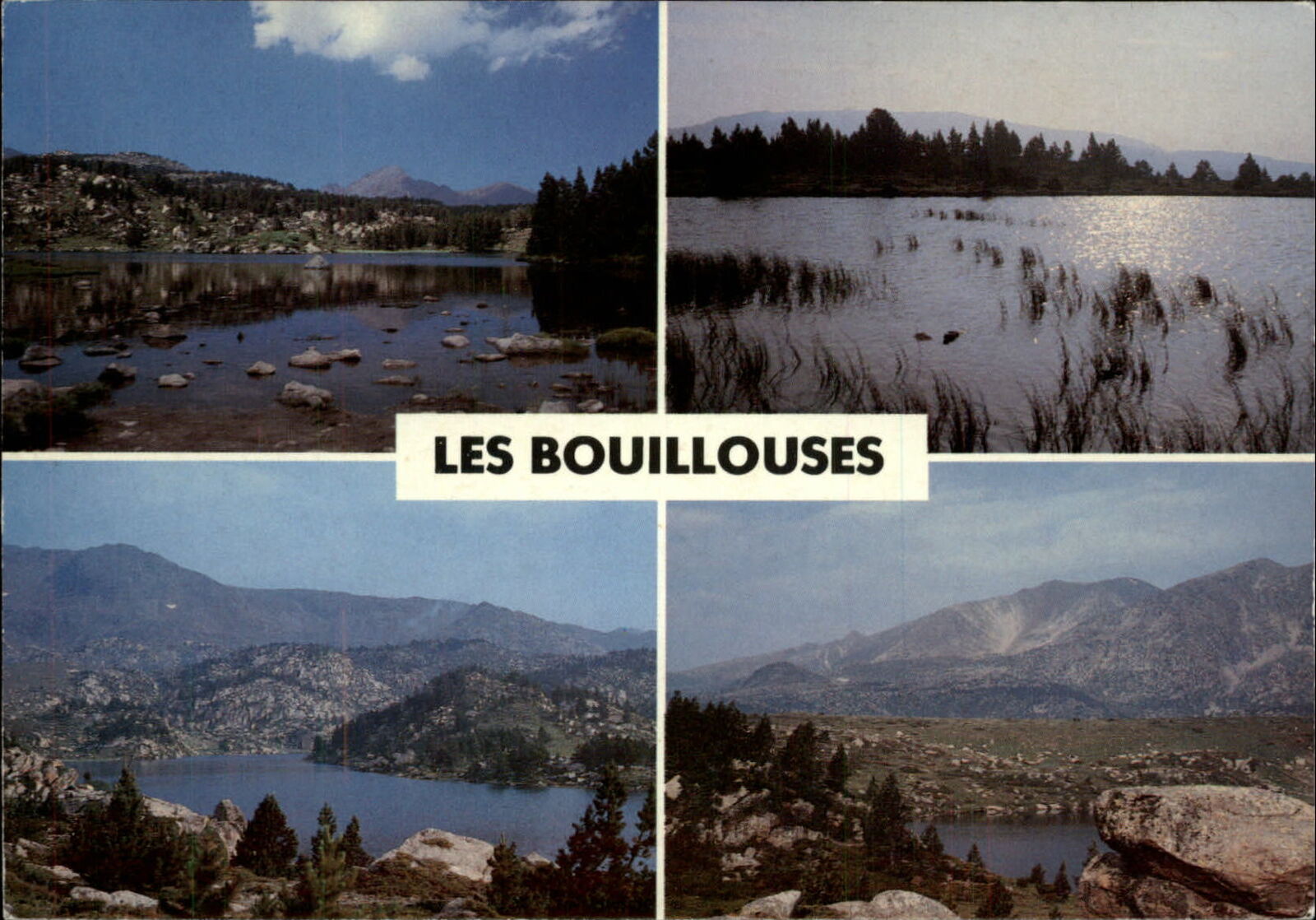 France Les Bouillouses lake multiview ~ postcard  sku295