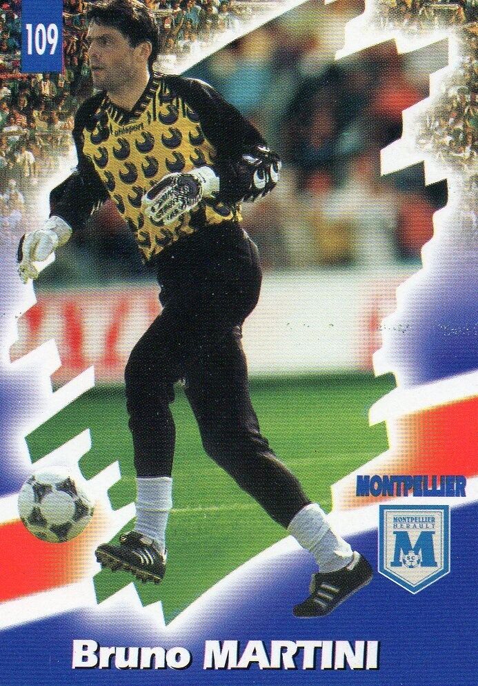 MHSC MONTPELLIER - PANINI FOOTBALL CARD - OFFICIAL FOOTBALL CARDS 1998 - to choose from