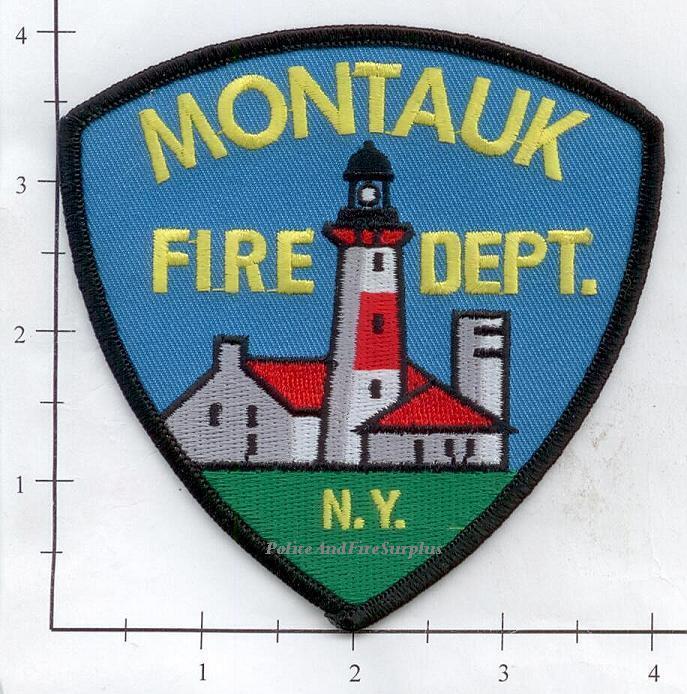 New York - Montauk NY Fire Dept Patch  Lighthouse