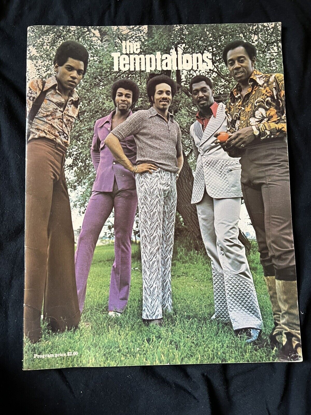1973 The Temptations Concert Program