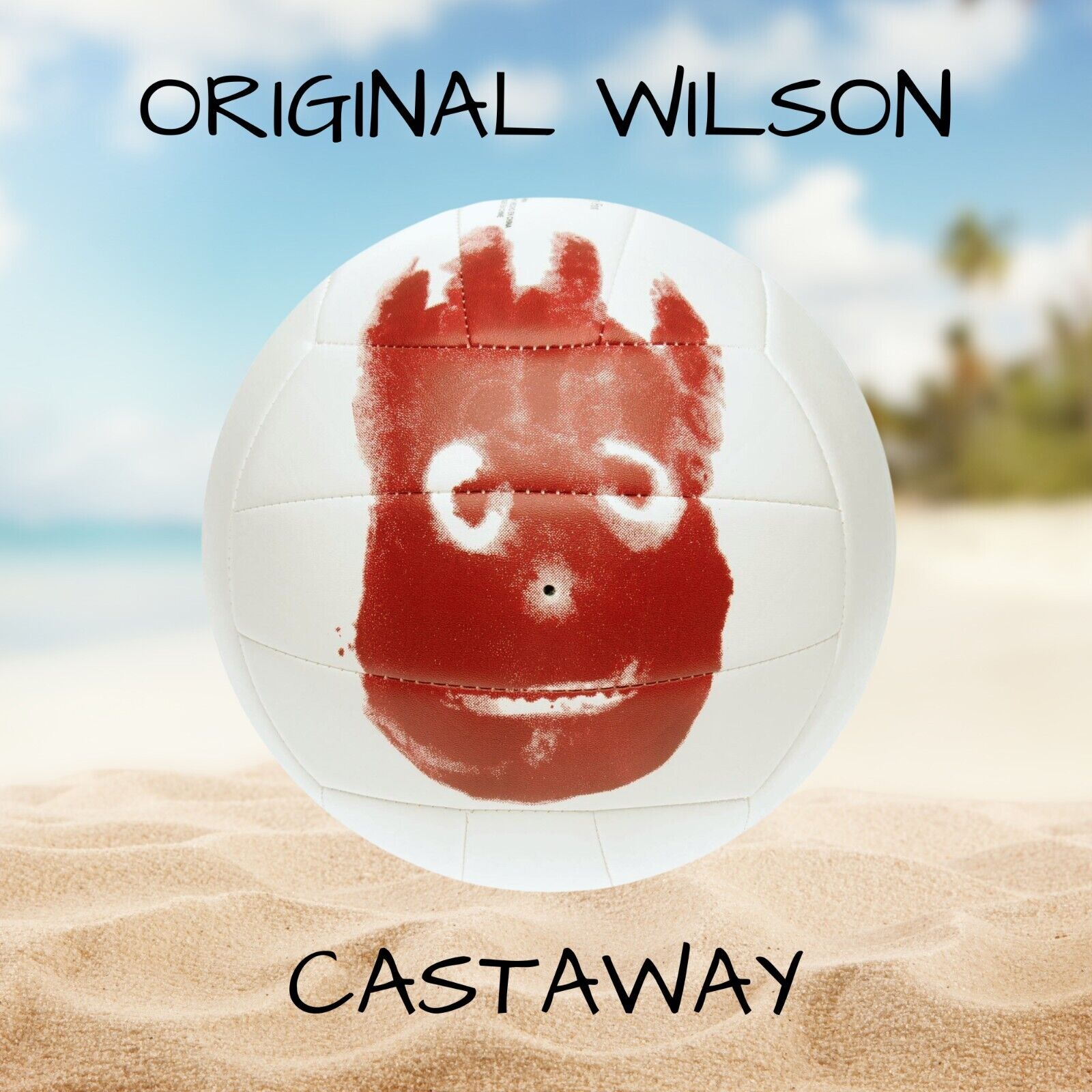 Mr Wilson Cast Away 2001 Volleyball AVP Official Game Ball Collectible Hand Face