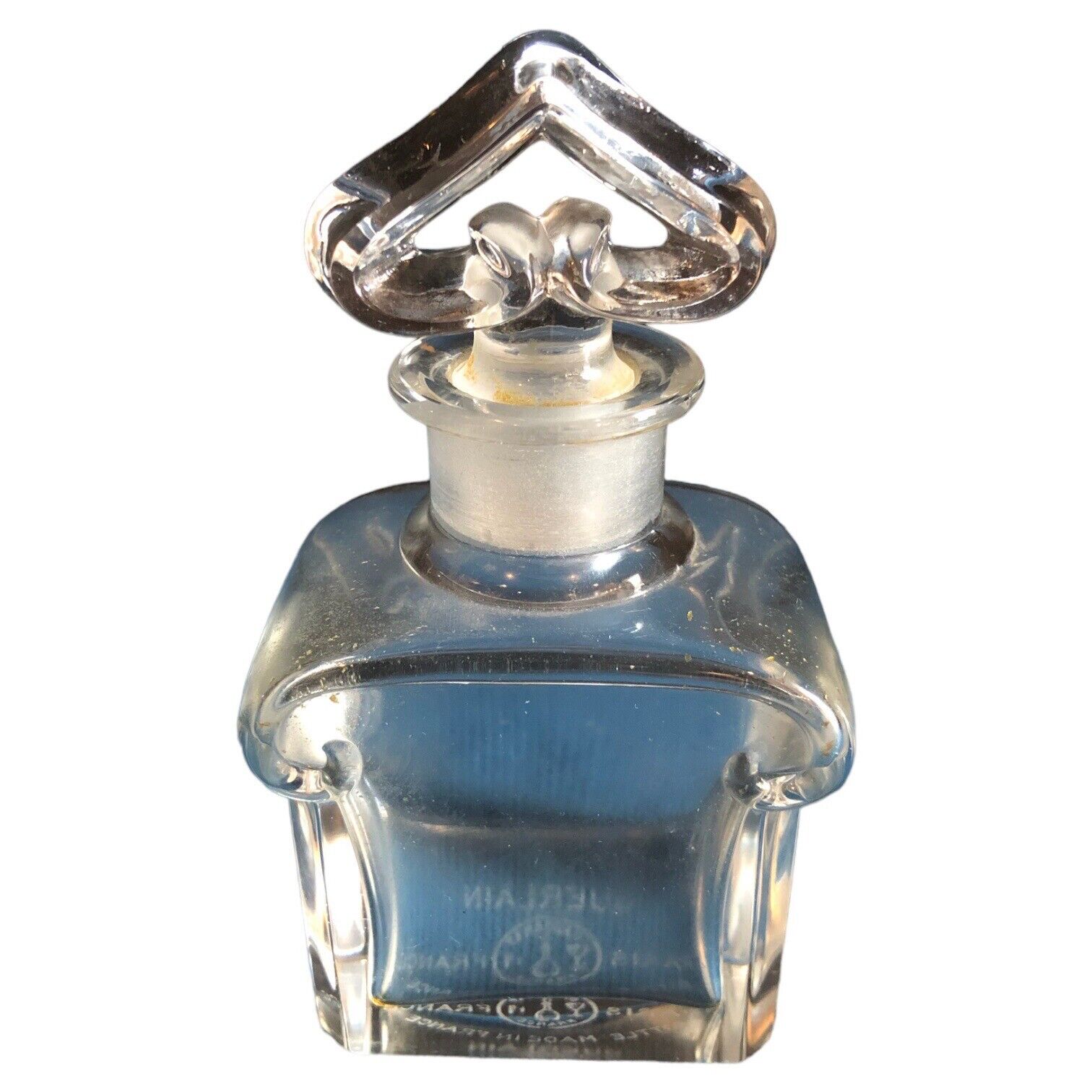 Vintage Guerlain Perfume Bottle by Baccarat Refillable With Glass Stopper