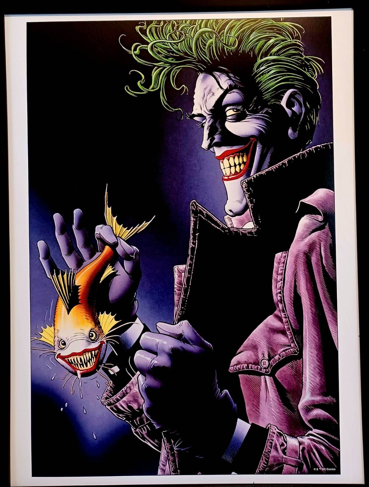Joker by Brian Bolland FRAMED 12x16 Art Print DC Comics Batman Poster