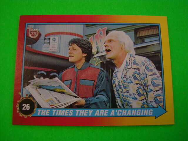 2013 TOPPS 75TH ANNIVERSARY 1989 “BACK TO THE FUTURE II” BASE CARD #90 NEW