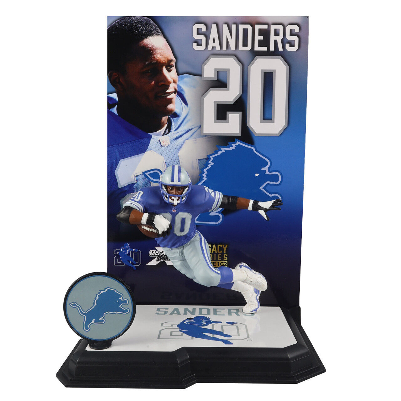Barry Sanders (Detroit Lions) (Blue) (Gold Label) NFL 7\