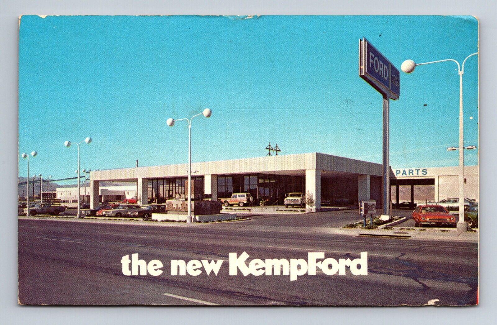 The New Kemp Ford Dealership El Paso Texas Postcard