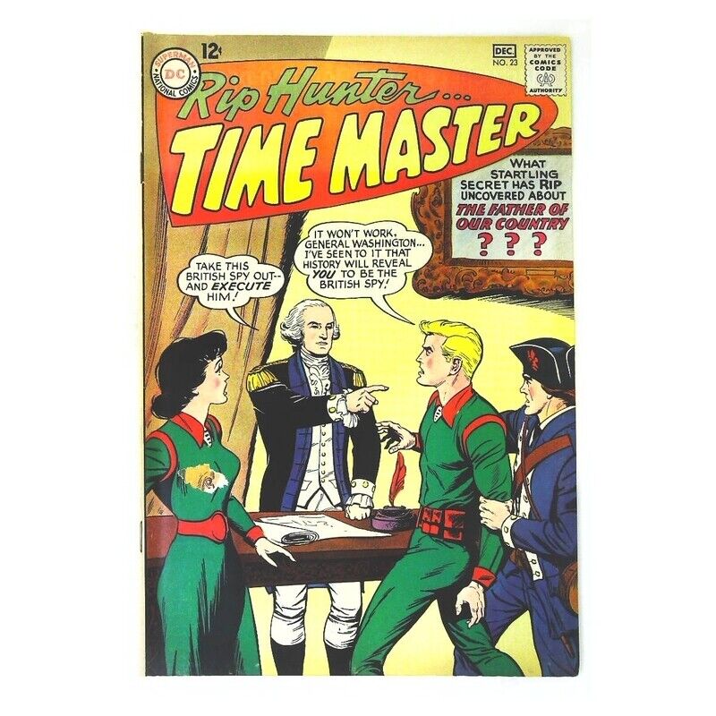 Rip Hunter Time Master #23 in Fine condition. DC comics [t@