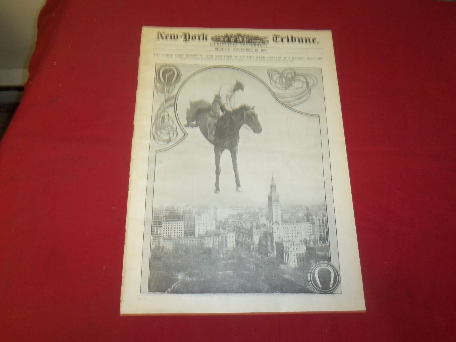1904 NOVEMBER 13 NY TRIBUNE ILLUS. SUPP. NEWSPAPER -JOHN D. ROCKEFELLER- NP 3678
