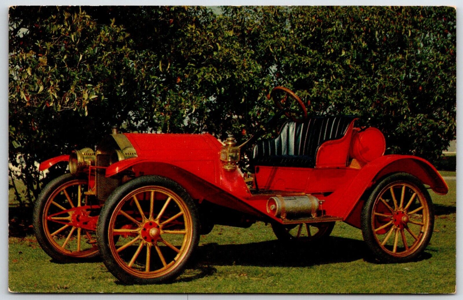 1910 Metz automobile Harris Ford Inc. Erie PA advertising postcard