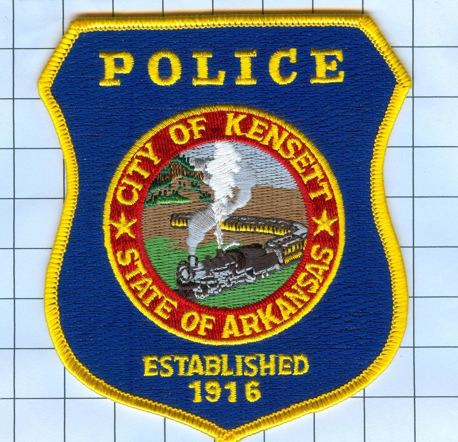 Police Patch  - Arkansas - City of Kensett 1916