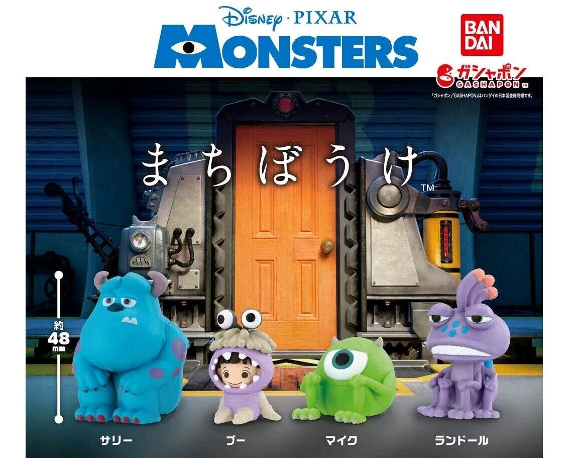 PSL Monsters Inc Waiting Machiboke set of 4PCS Bandai Gashapon Figure