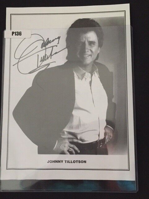Johnny Tillotson It Keeps Right on Hurtin' LP plus autographed Magazine insert