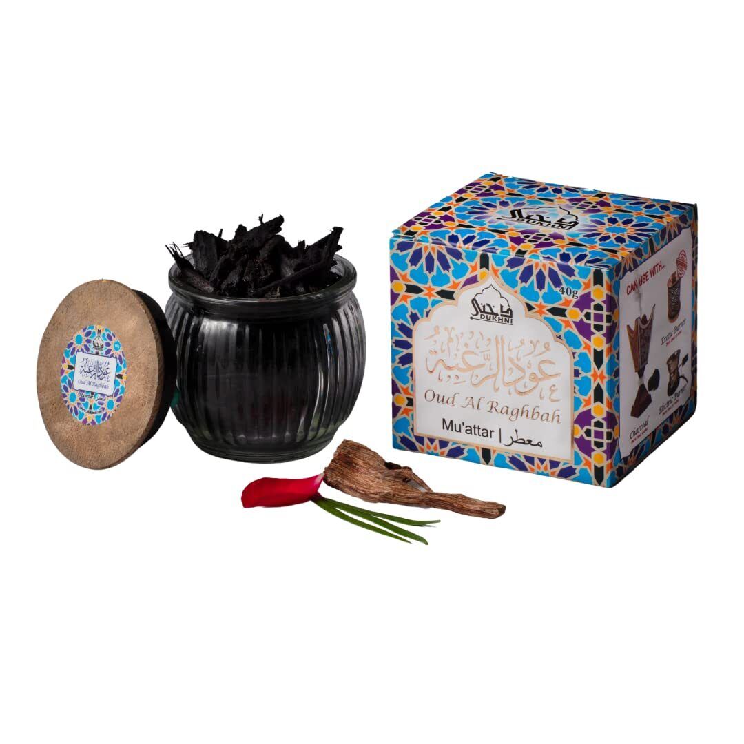 Dukhni Oud Al Raghbah Muattar Bakhoor With 1 Jar (Set Of 1)