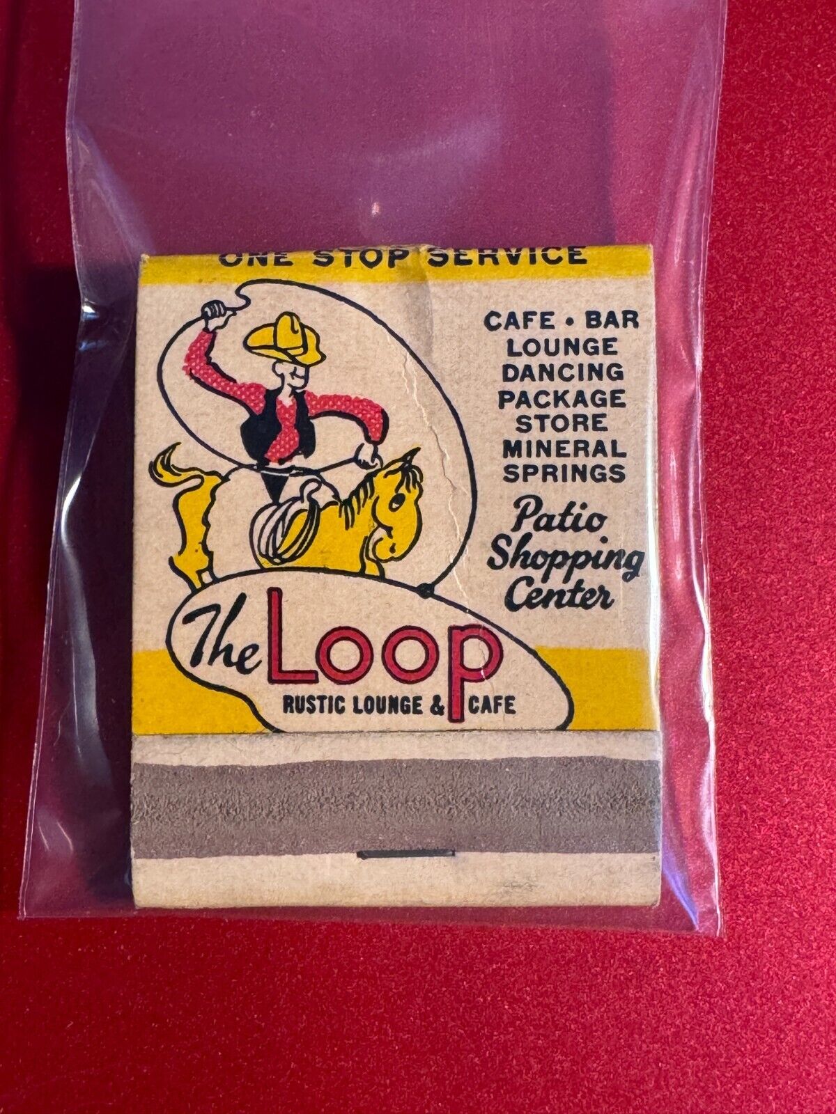 MATCHBOOK - THE LOOP RUSTIC LOUNGE & CAFE - MANITOU SPRINGS - UNSTRUCK