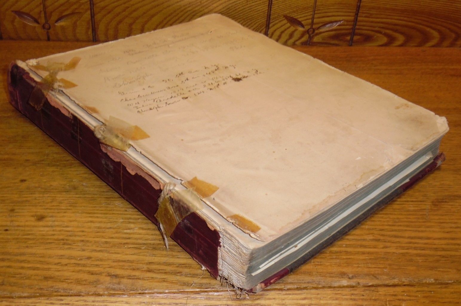 Antique School Board Meeting Minutes Record Book - New Garden Chester Co PA