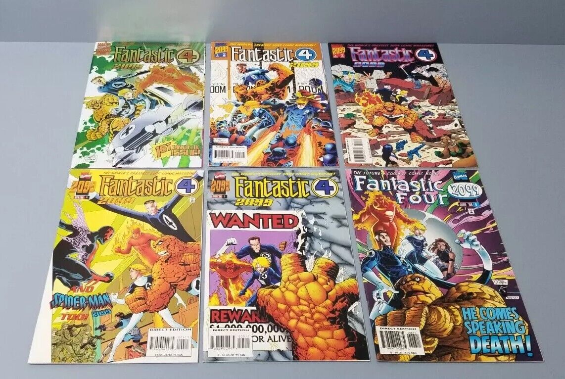 Marvel Comics Fantastic Four 2099 #1-6 Comic Book Lot Run Set Of 6