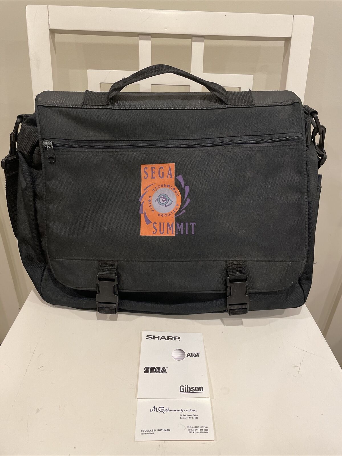 Very Rare Sega Summit National Sales Meeting Promotional Briefcase