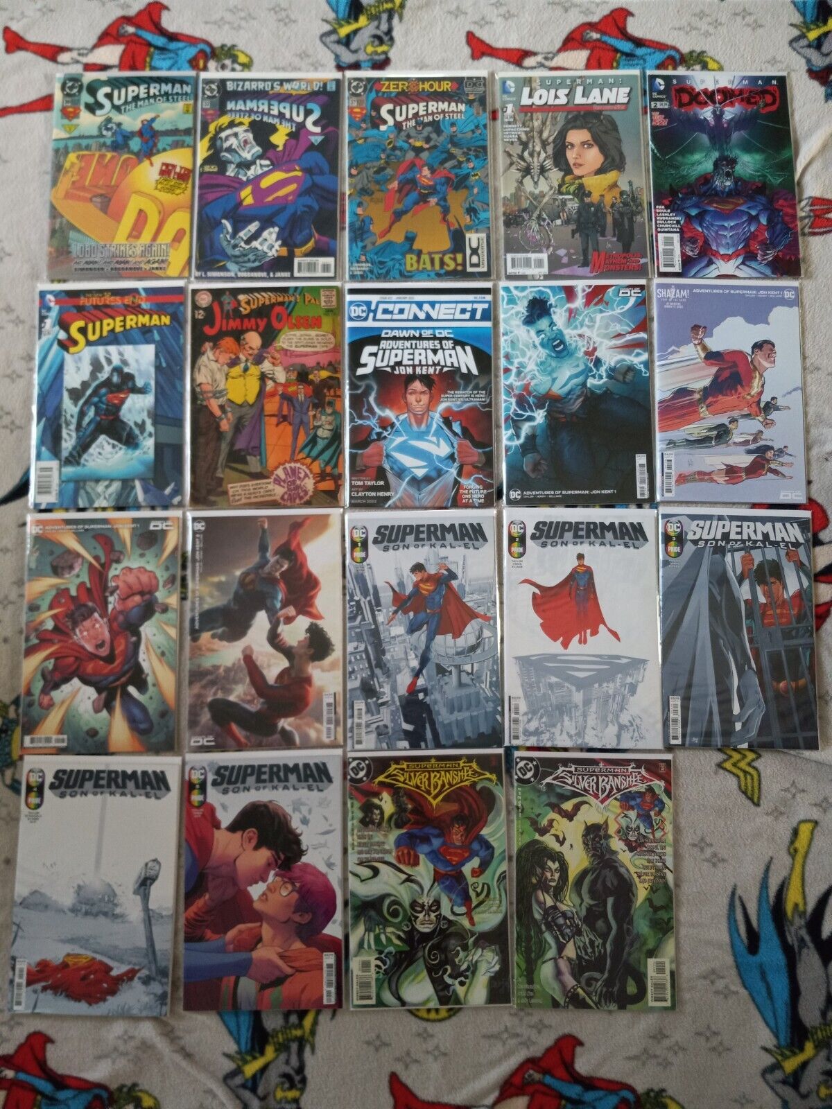 Superman; Lot of 19 Miscellaneous Comics
