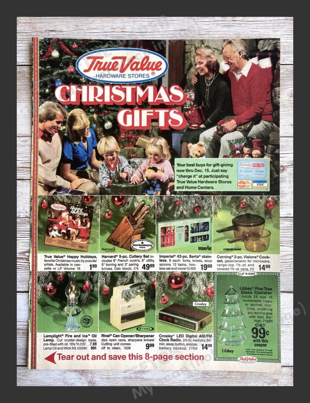 1984 True Value Christmas Gifts Catalog Booklet Magazine Insert