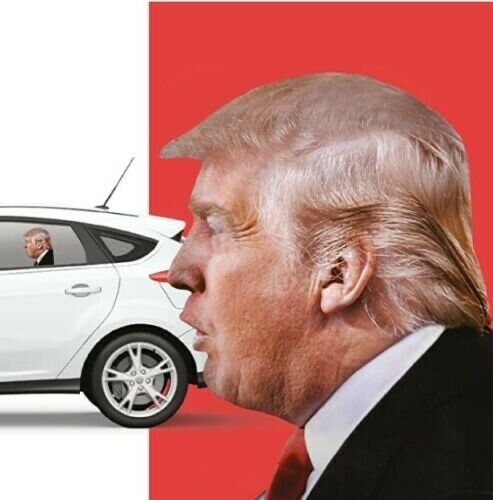 Ride with Trump  Window Sticker + 2 Trump 2024 Decals ..Fast Shipping