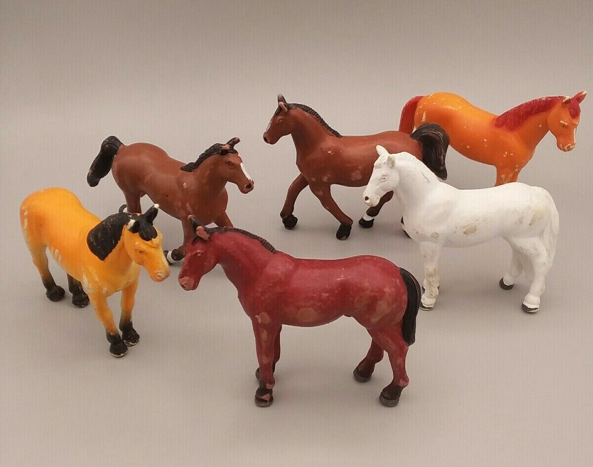 Vintage Funrise International Animal Show 6 Horses Collection 1988 Series 1 & 2 
