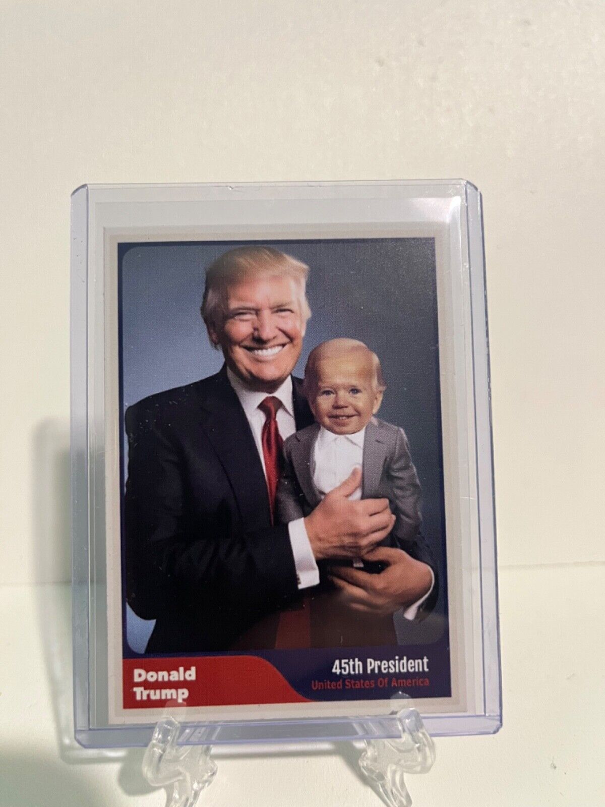 Donald Trump 45th U.S President Custom Made Trading Card (Updated Image)
