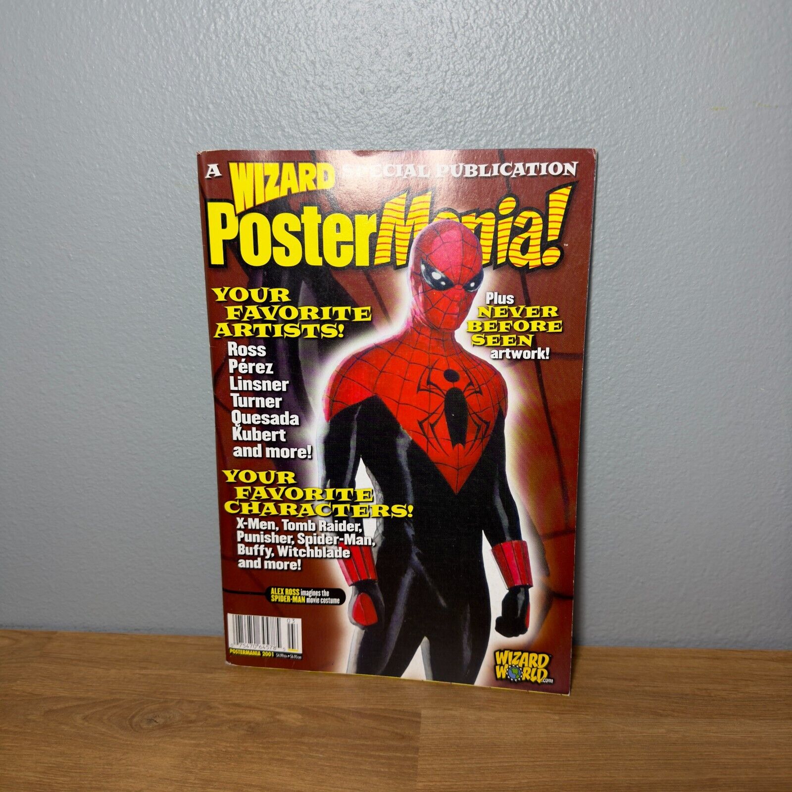 Wizard Magazine Special POSTERMANIA 2001 48 Fold out Posters VTG X-Men Buffy