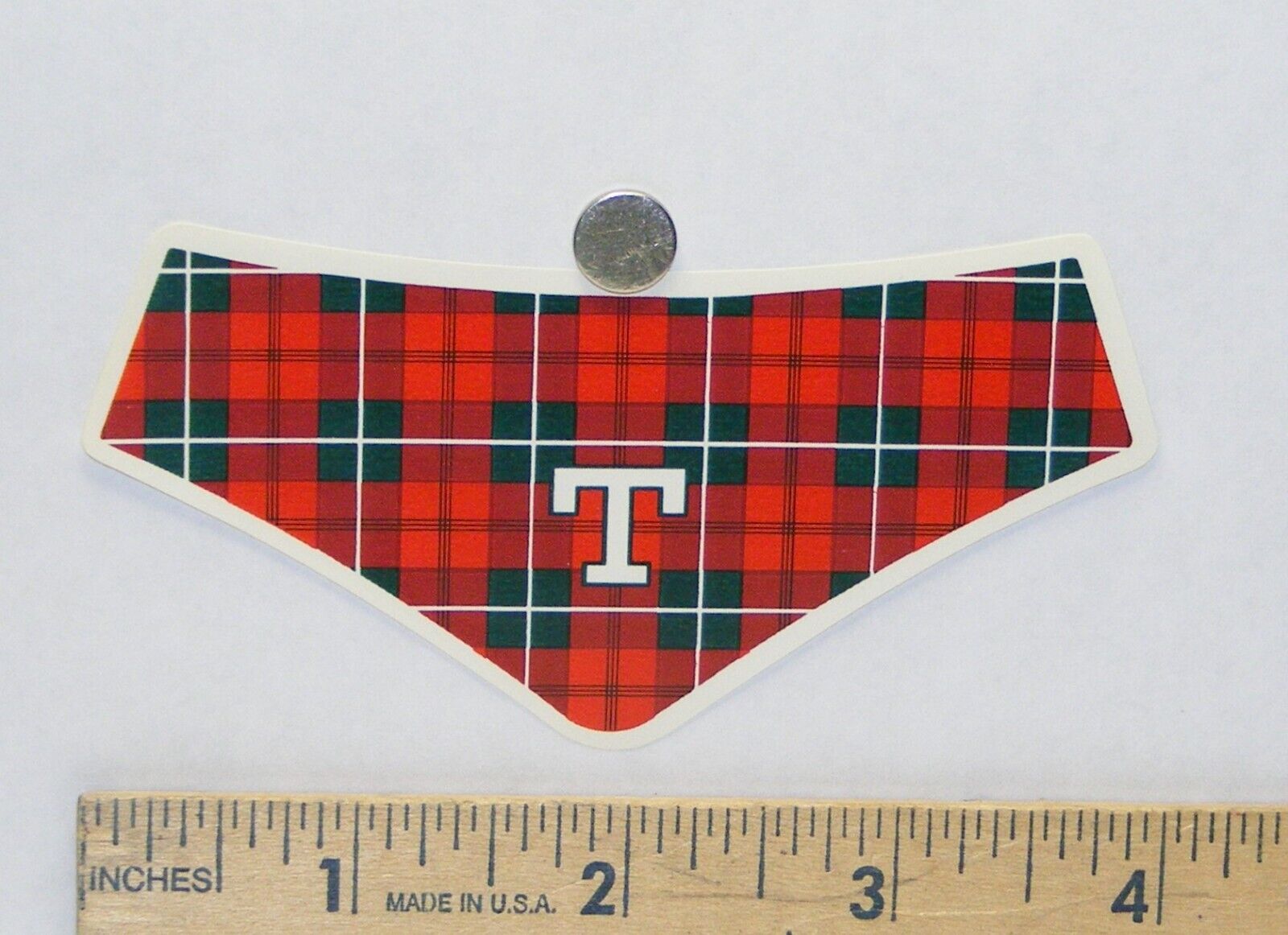 Vintage 1970s Pittsburgh Brewing Company Tech plaid beer bottle neck label