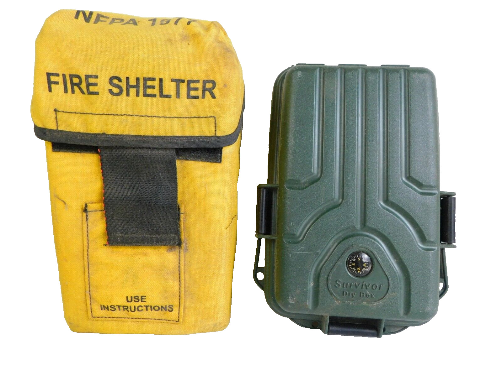 2LOT 1998 Never Deployed Line Gear FSS Wildland Fire Shelter w/ Bag PLUS Dry Box