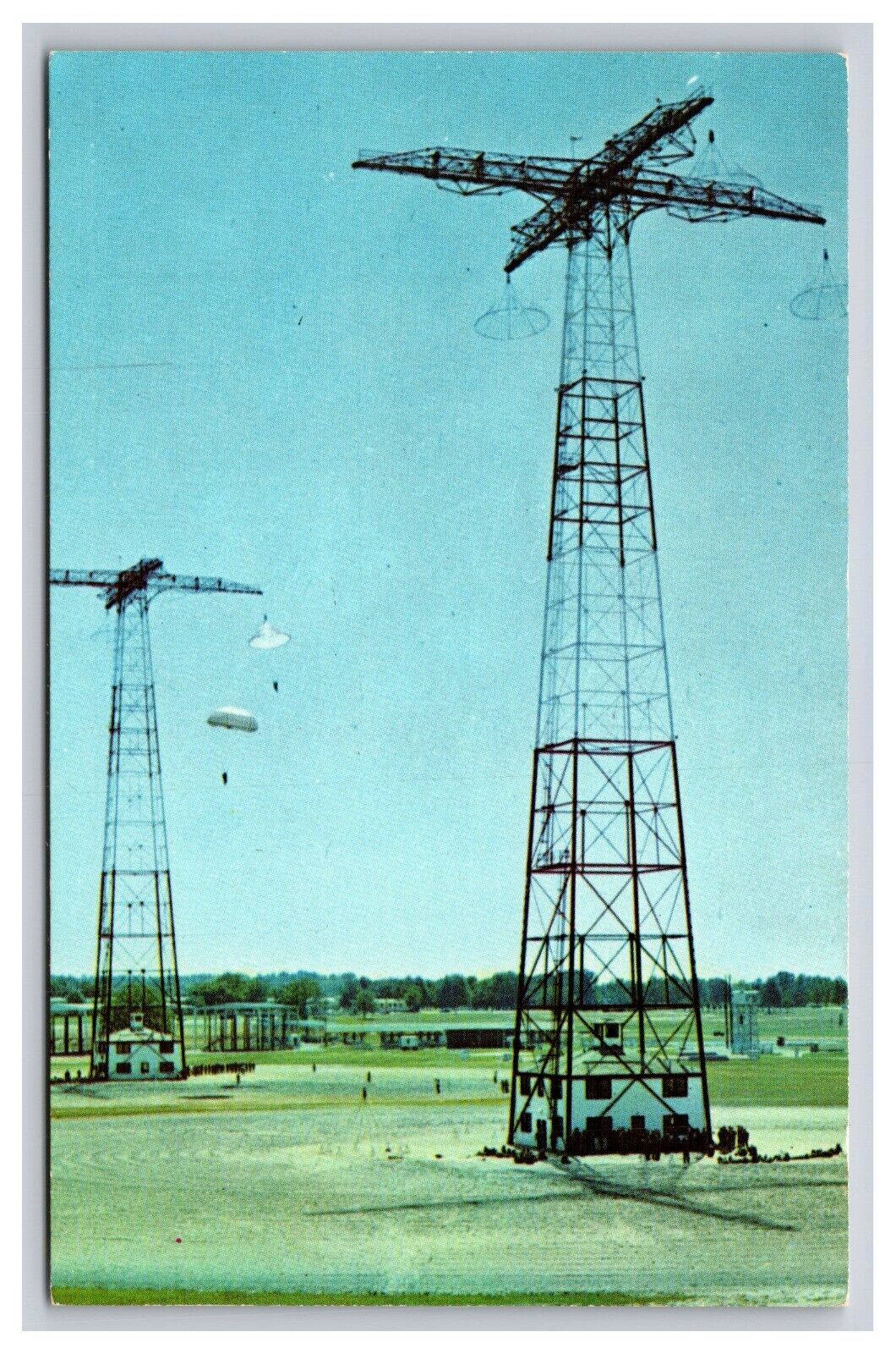 Airborne Pre-Jump Parachute Training, Fort Benning Georgia GA Postcard