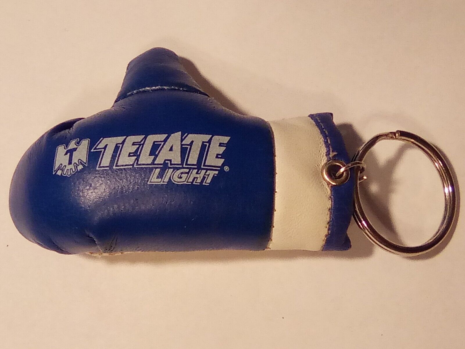 TECATE LIGHT BOXING GLOVE LOGO KEY CHAIN GREAT FOR ANY COLLECTION
