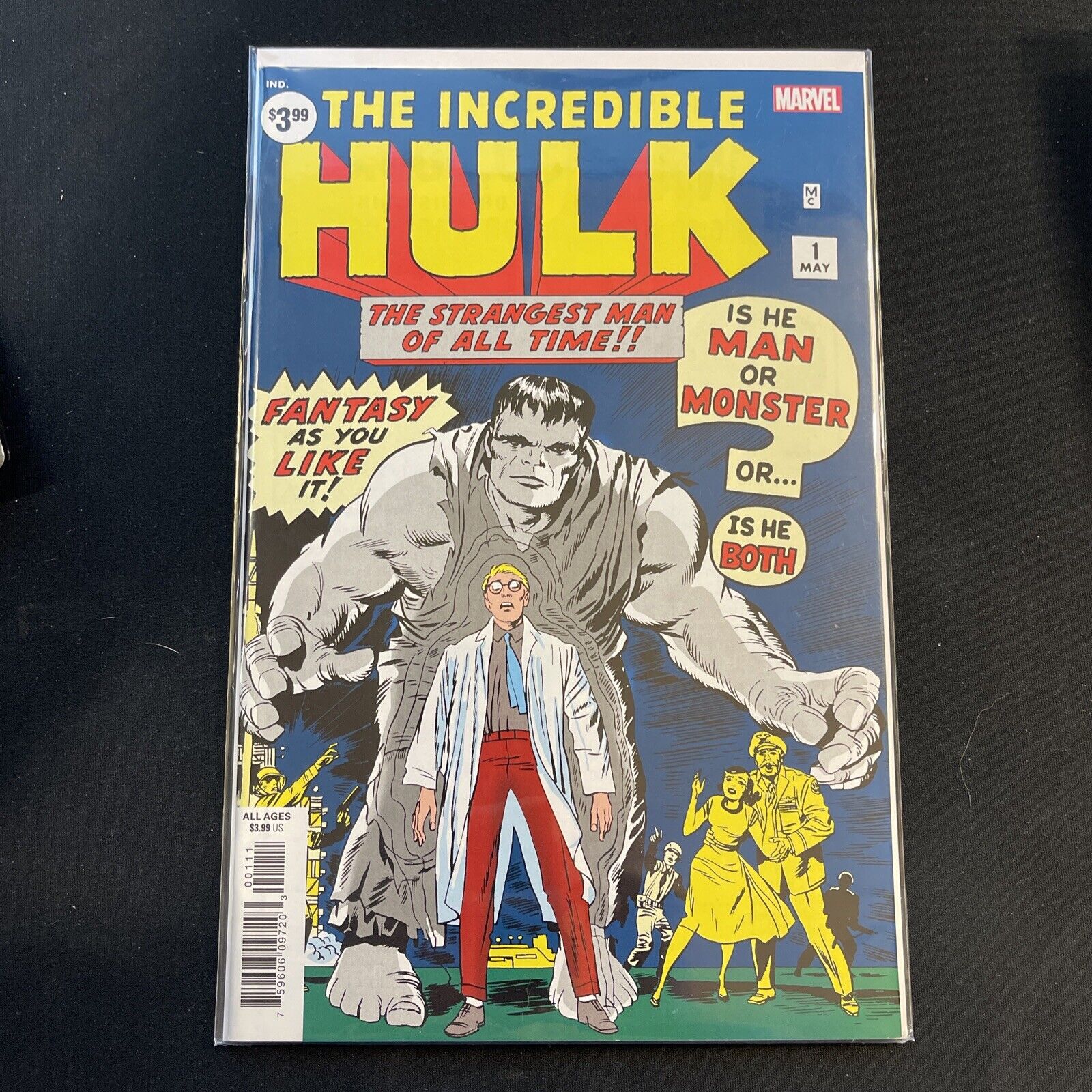 Incredible Hulk #1 1962 Facsimile 1st Hulk Extremely High Grade 9.8 Candidate