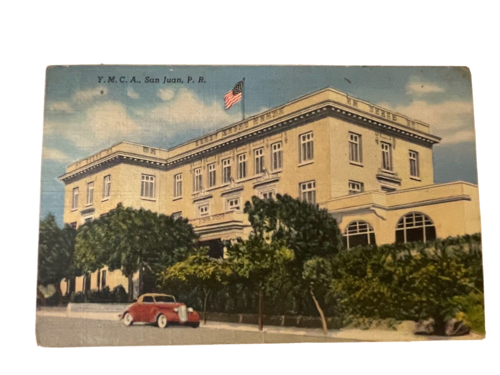 Vintage Postcard 1950\'s YMCA San Juan PR