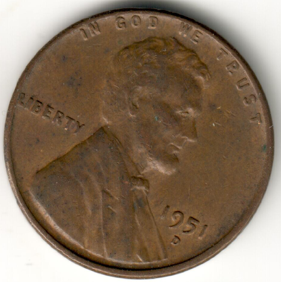 USA - 1951-D - Lincoln Wheat Cent - #429