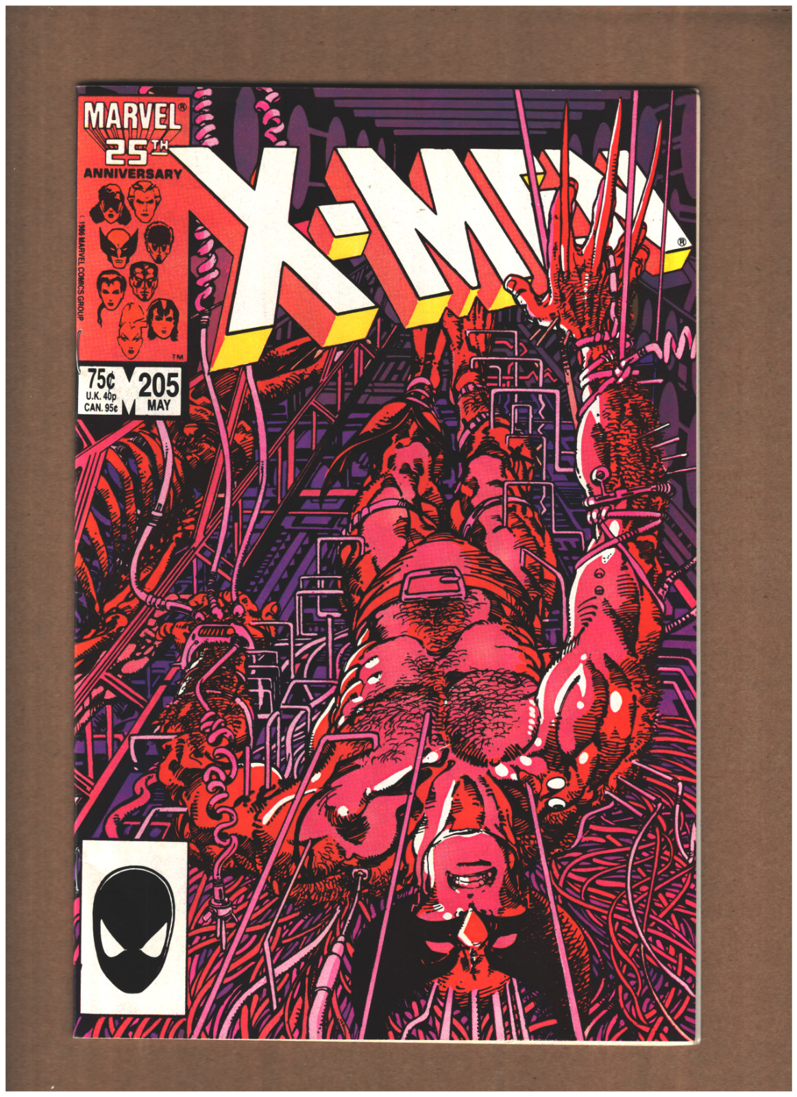 Uncanny X-Men #205 Marvel Comics 1986 WOLVERINE LADY DEATHSTRIKE VF+ 8.5