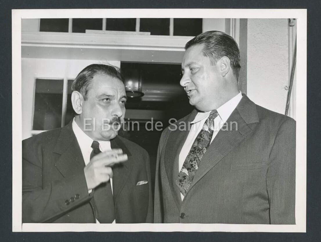 VTG PRESS PHOTO / LUIS MUNOZ MARIN /  PUERTO RICO IN WASHINGTON D.C. 1946