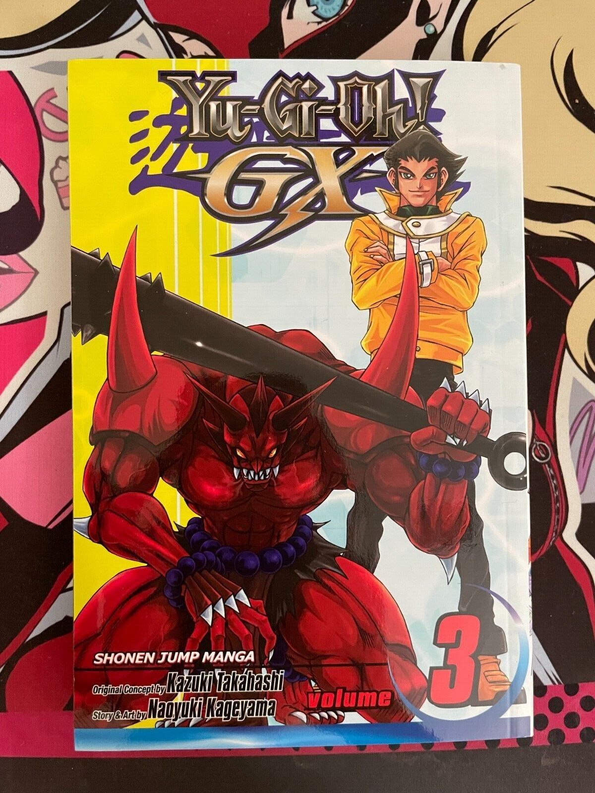 Yugioh GX, Manga, Volume 3, First print with promo card sealed