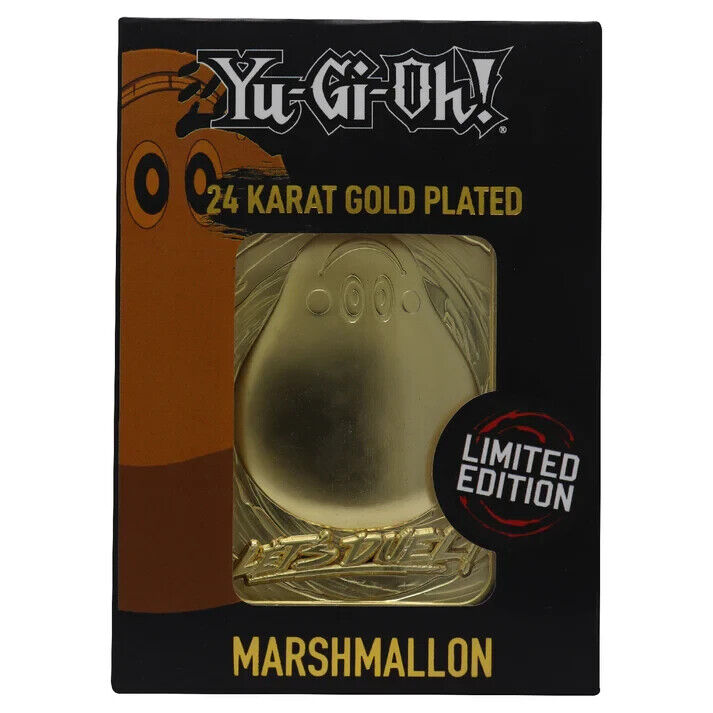 Yu-Gi-Oh Limited Edition 24k Gold Plated Marshmallon Metal Card (5,000 Made) LE