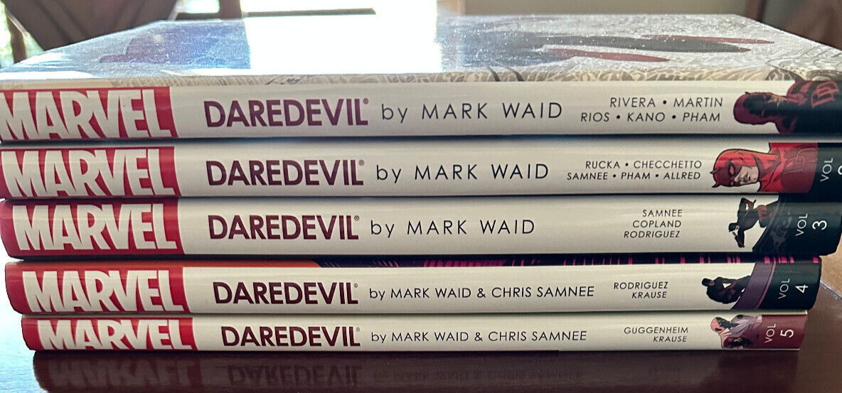 Daredevil by Mark Waid - Volumes 1-5 - Marvel Deluxe Hardcover Lot