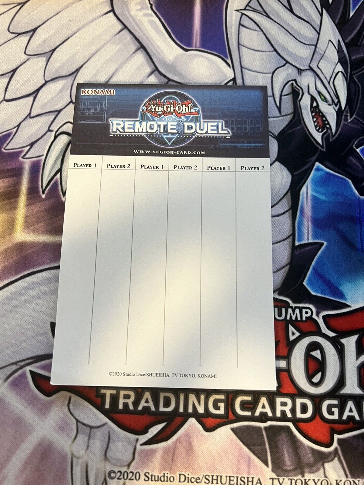 Yu-Gi-Oh Remote Duel Notepad Official Unused Konami OTS prize