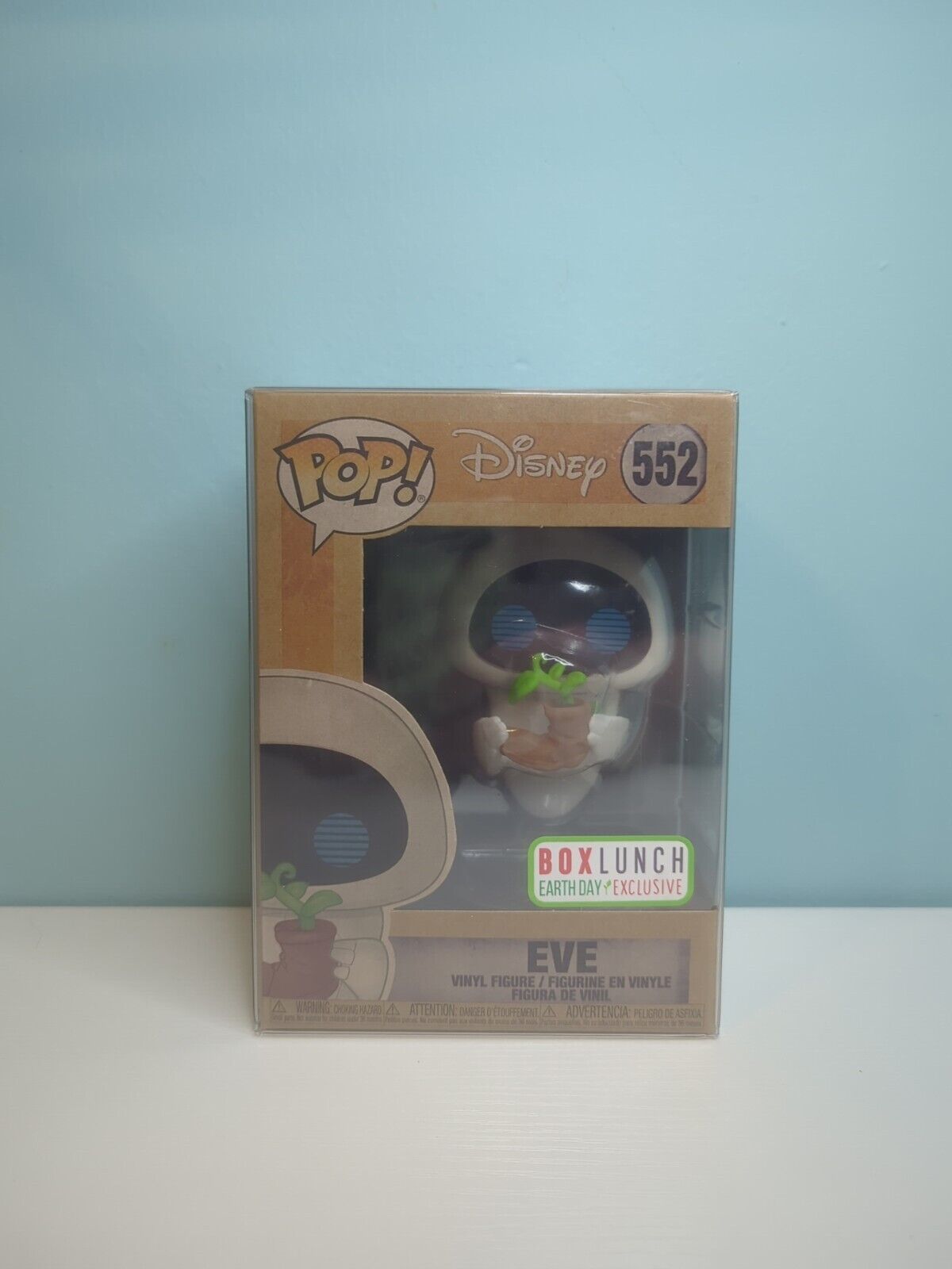 Funko Pop Pixar - Eve (Earth Day) - Box Lunch (Exclusive) #552 W/ Pop Protector