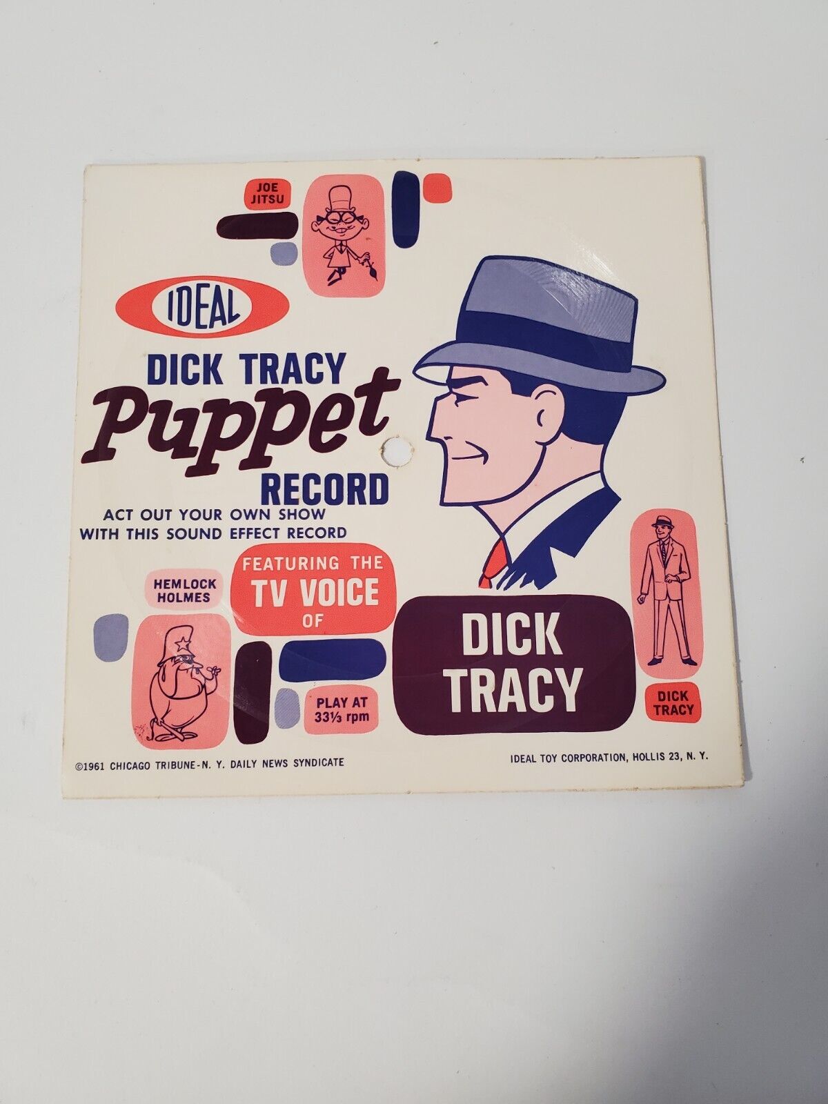 Dick Tracy Puppet Record