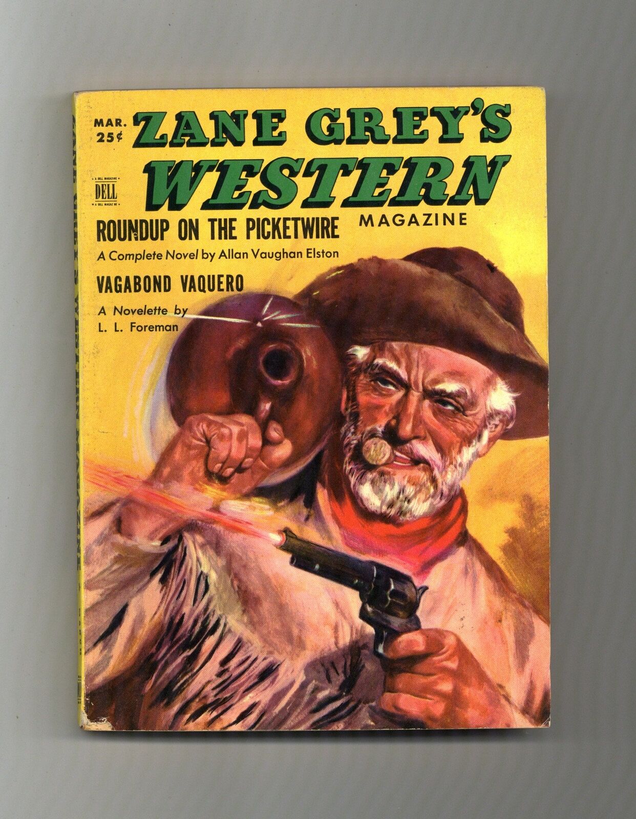 Zane Grey\'s Western Magazine Pulp Vol. 6 #1 VF- 7.5 1952