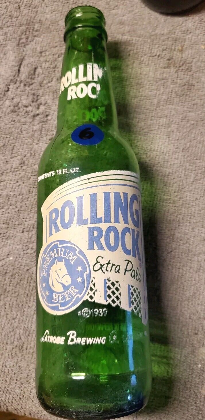 VINTAGE Rolling Rock Beer Bottle 