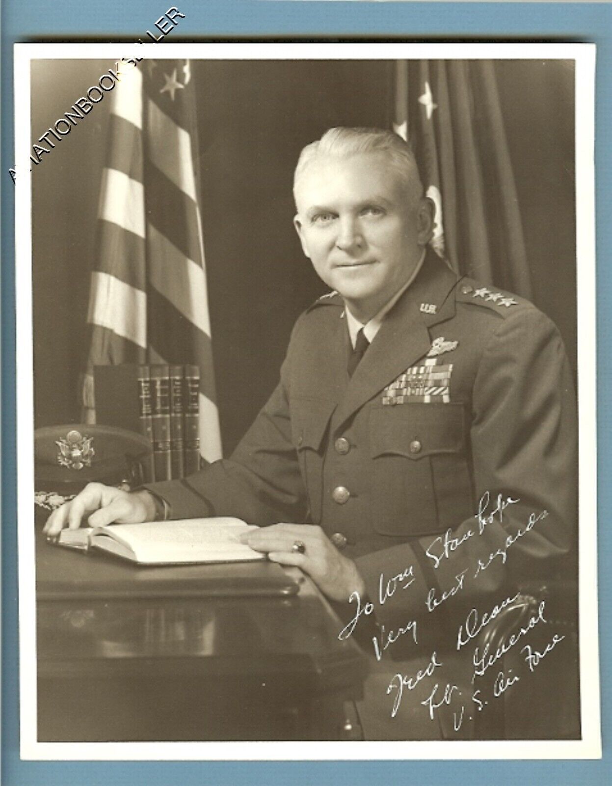 Lt. Gen. Fred Murray Deana: FLEW100 WWII SPITFIRE COMBAT MISSIONS, SIGNED