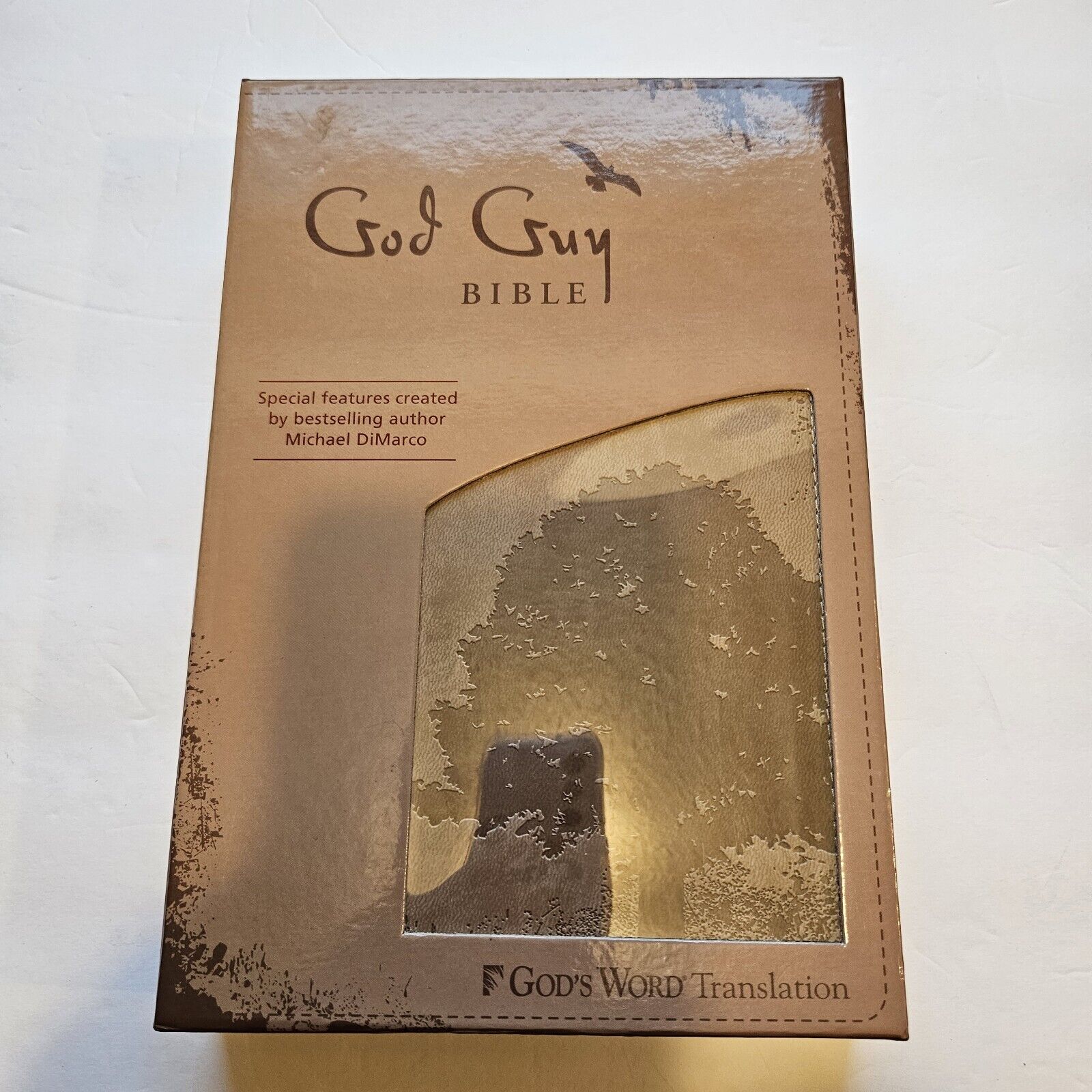 God Guy Bible.  Grunge Tree Design Duravella by Michael DiMarco...
