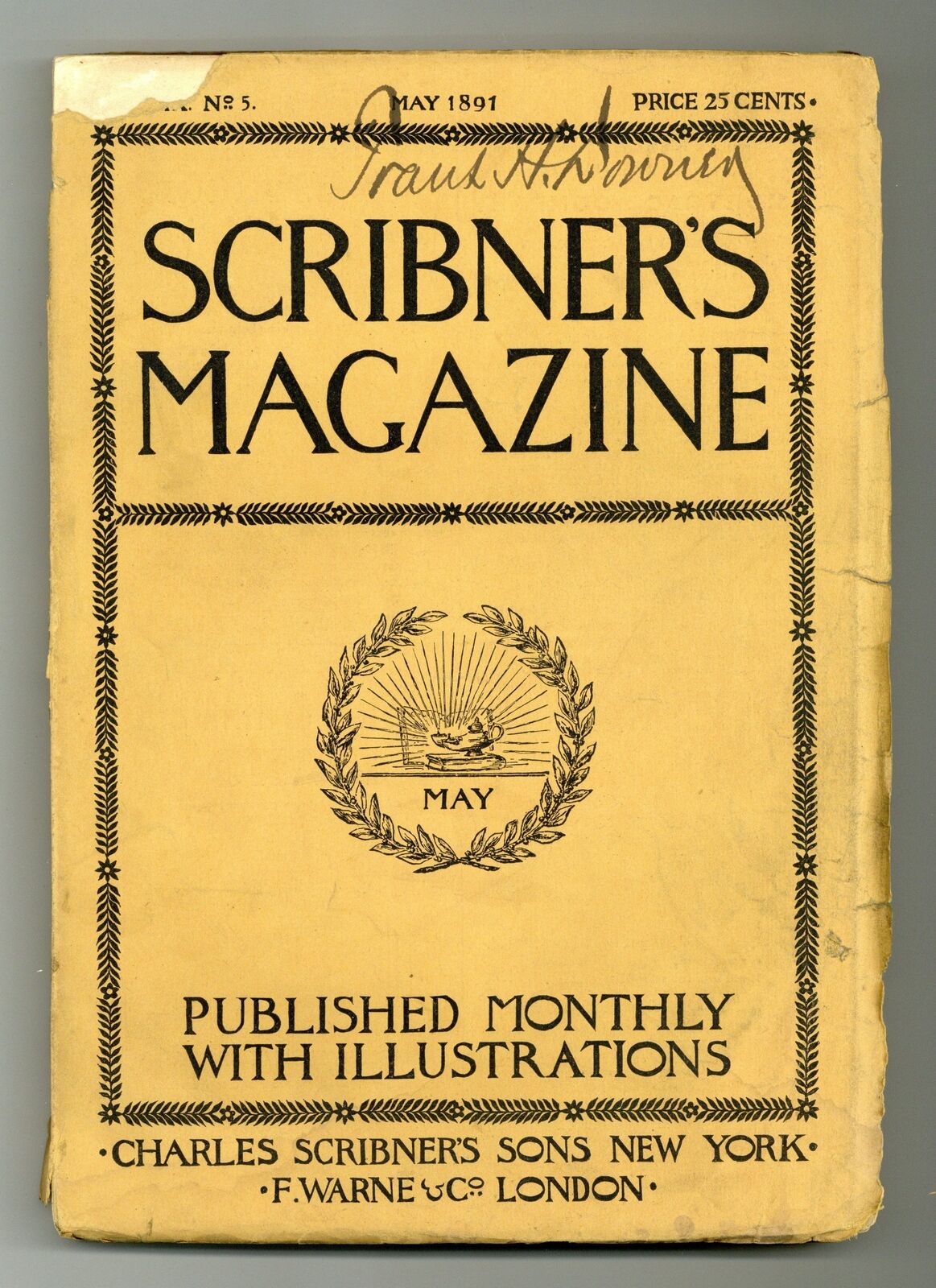 Scribner's Magazine May 1891 Vol. 9 #5 GD 2.0