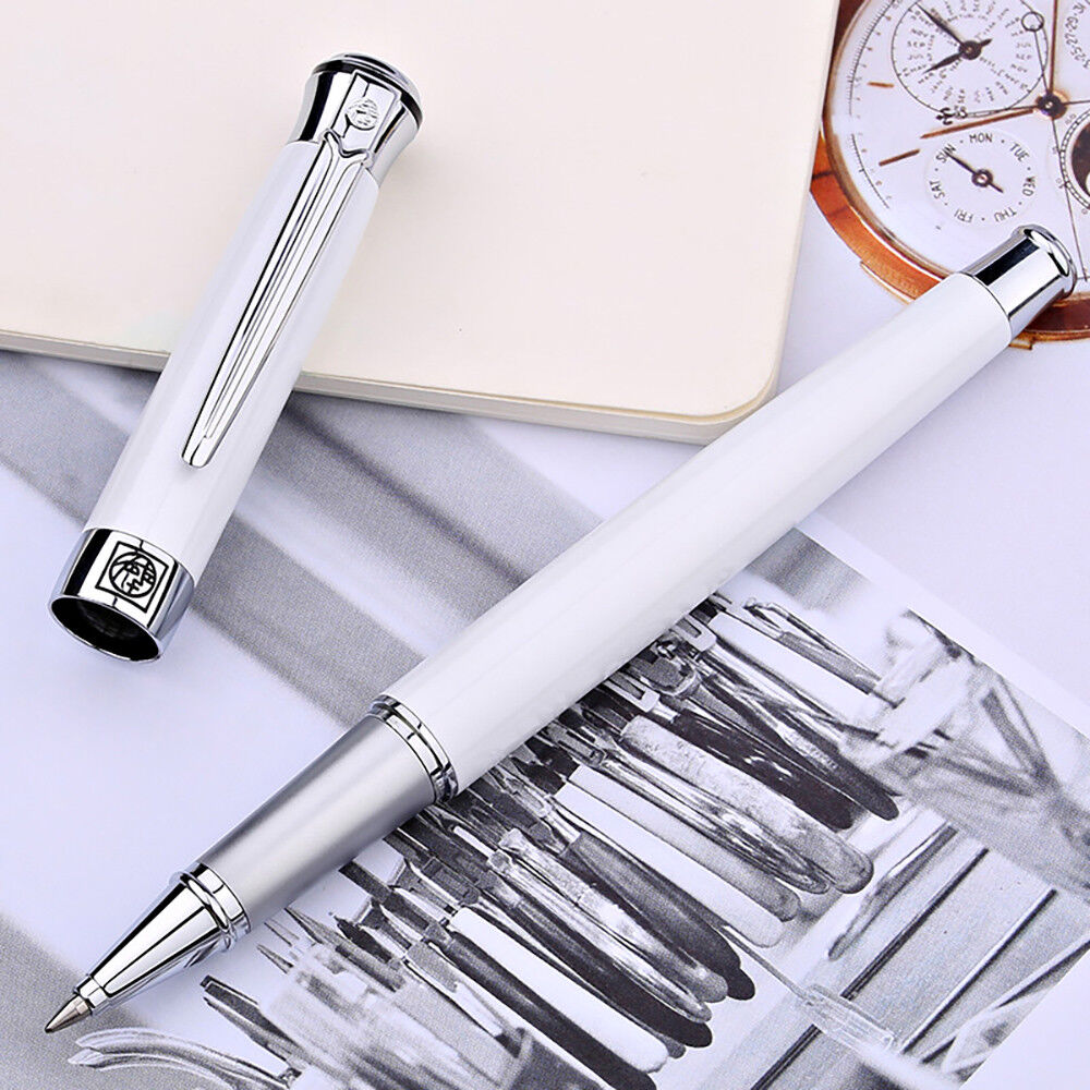 Picasso Vintage Classic Rollerball Pen Sweden Flower King Peal White Writing Pen