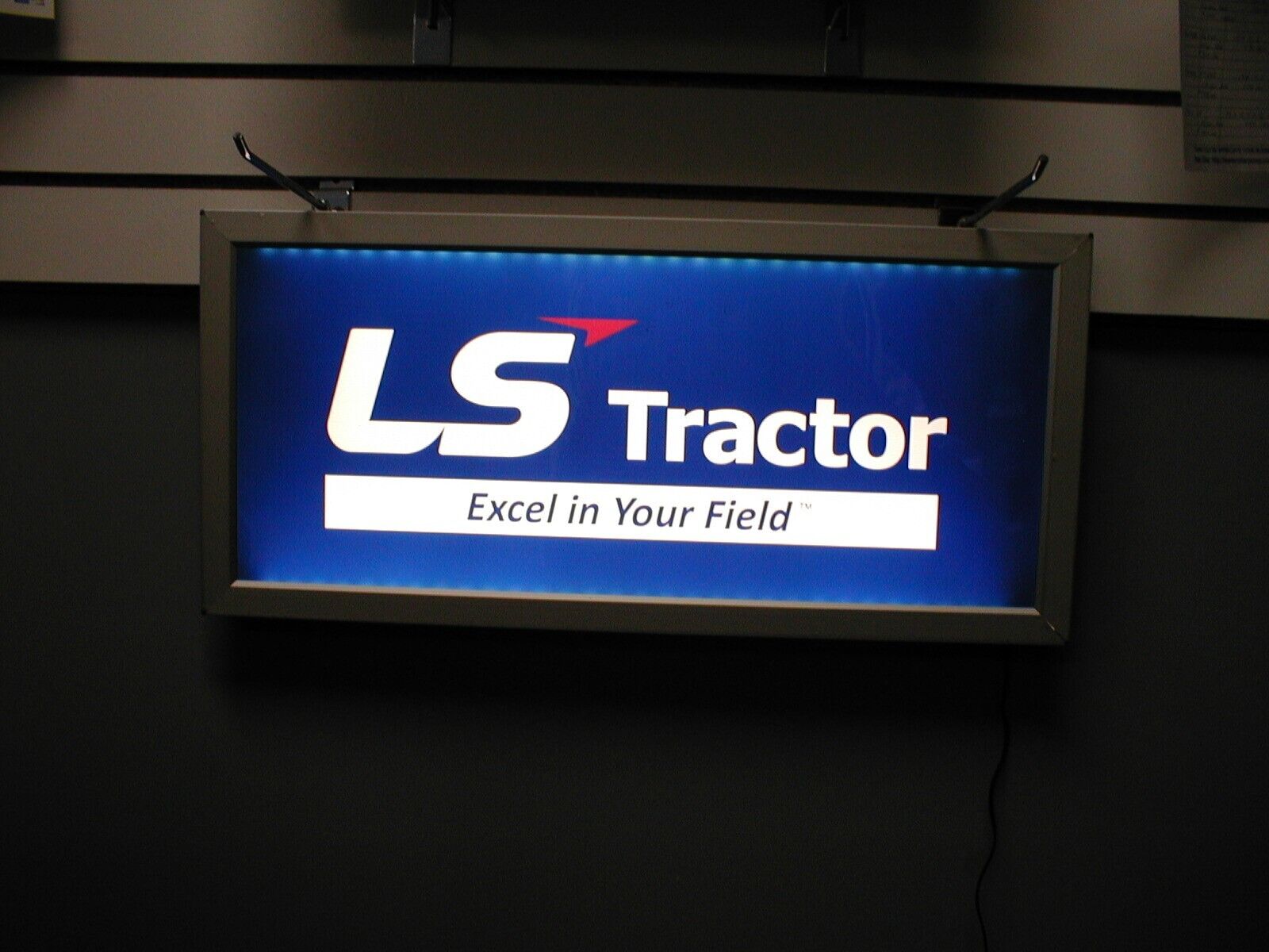 LS Tractor lighted sign 23\